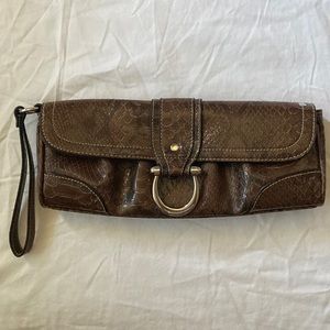 (4 for $15) Apt. 9 Brand Faux Leather clutch/wristlet